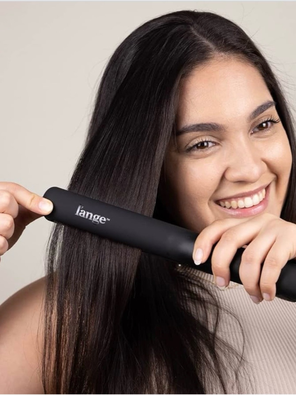 L'ANGE HAIR Le Ceramique 1-Pass Flat Iron Hair Straightener | Fast Heating LNIB